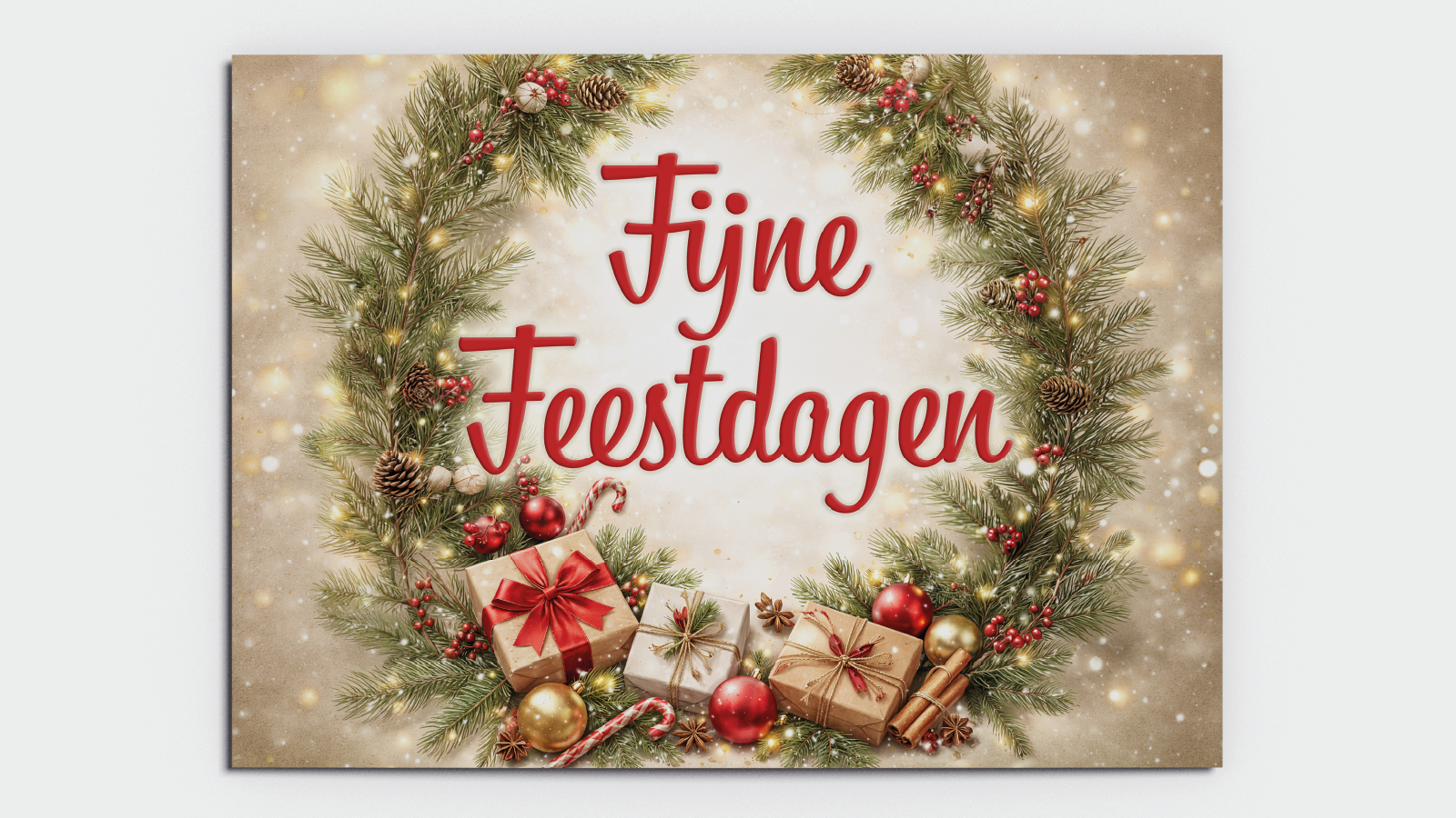 Kerstkaarten drukwerk